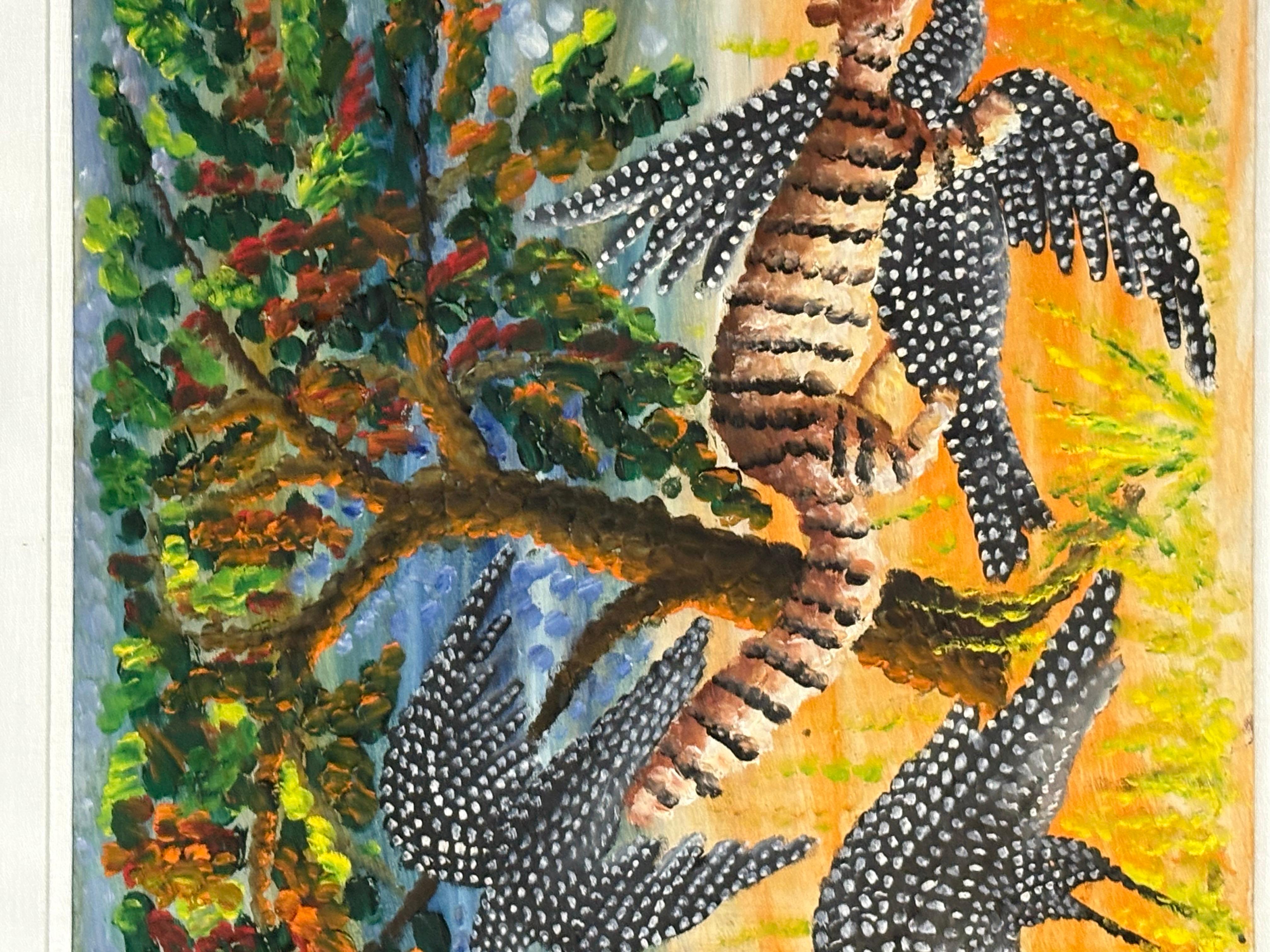 “Tiger attacking turkeys” For Sale 2