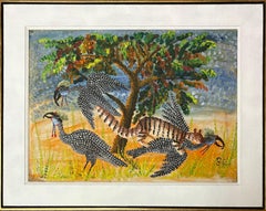 “Tiger attacking turkeys”