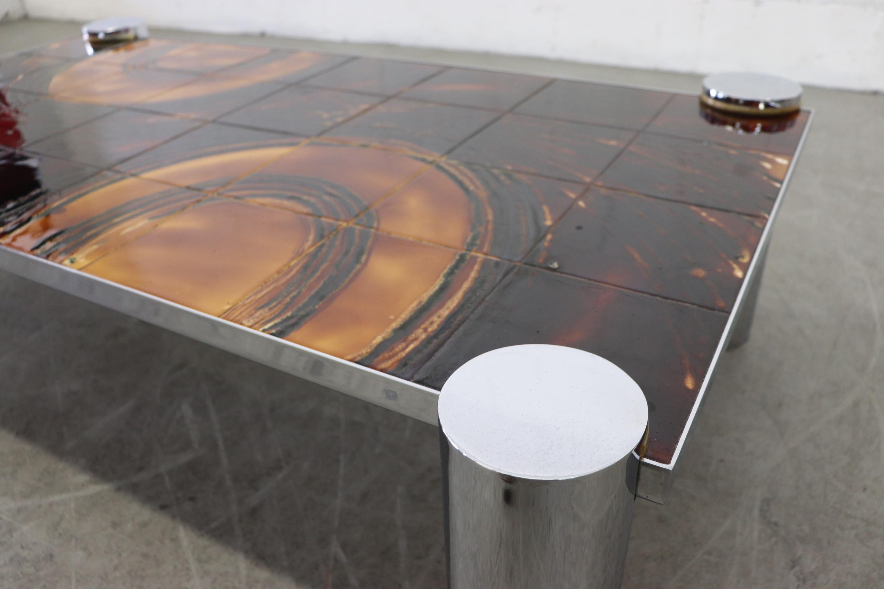 Belarti Style Ceramic Tile Topped Coffee Table 3