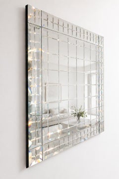 Specchio da parete modulare Belcanto Cornice Silver Mini di GTG Design Couture