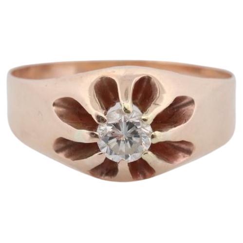 Anillo Belcher Set Diamond 10k Belcher. Belcher Victorian Prong Anillo de Diamantes Butte
