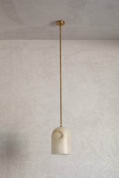 Belfry Alabaster Tube 16 Pendant by Contain