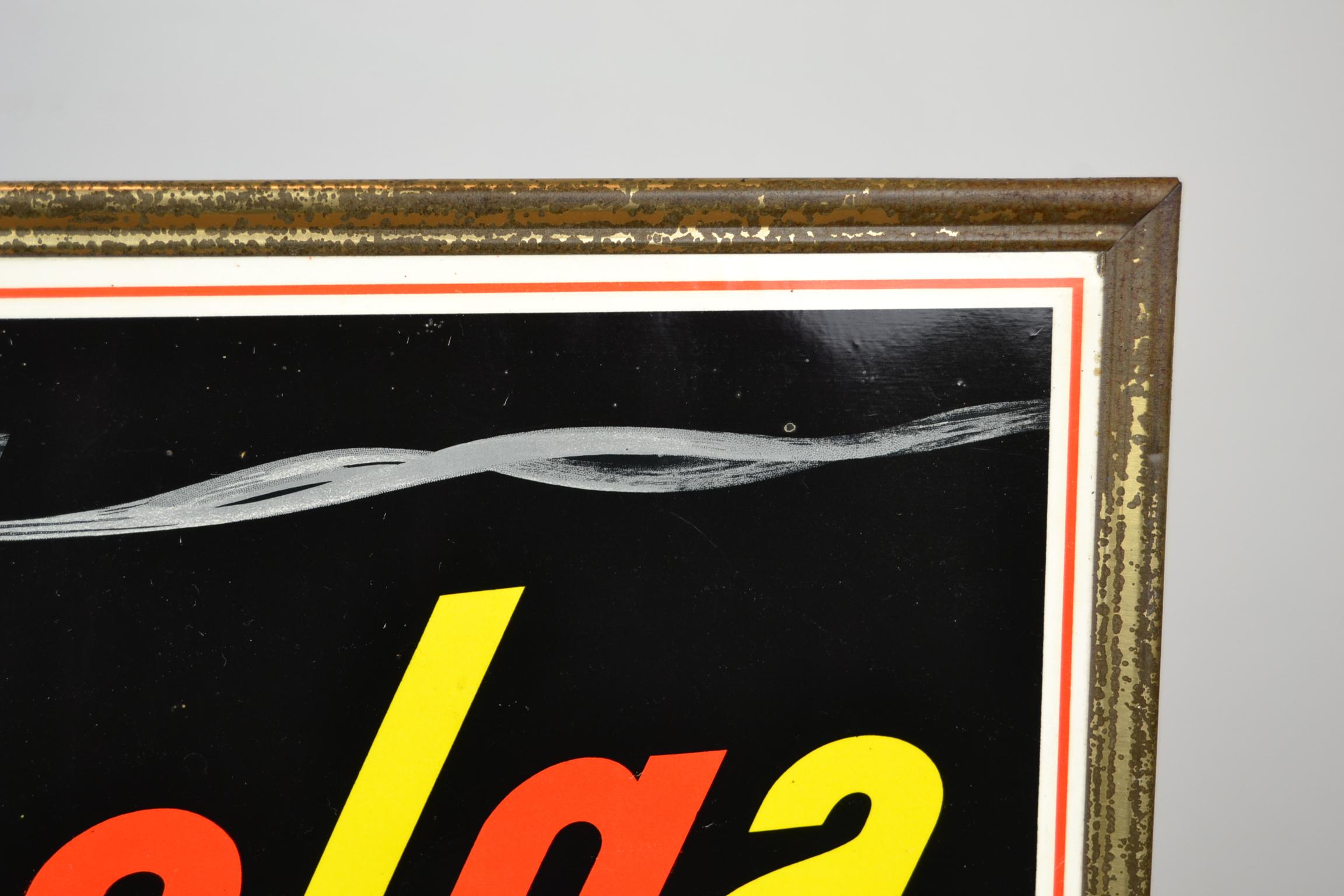 Belgian Belga Cigarettes Advertising Sign by Rob Otten, Framed Cellulite, 1954