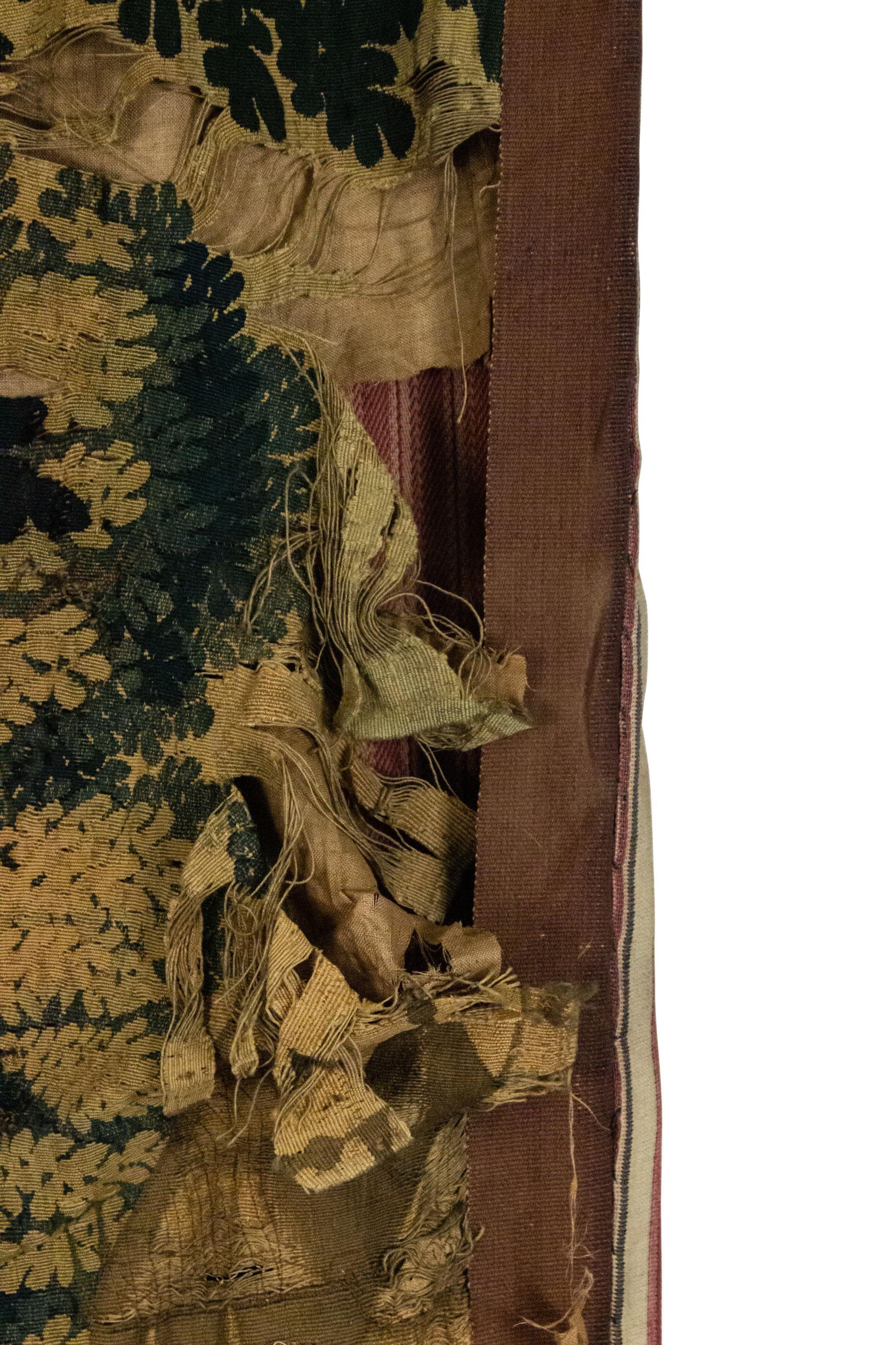 Belgischer gewebter Wandteppich mit Soldatenmotiv aus dem 17. Jahrhundert im Angebot 3