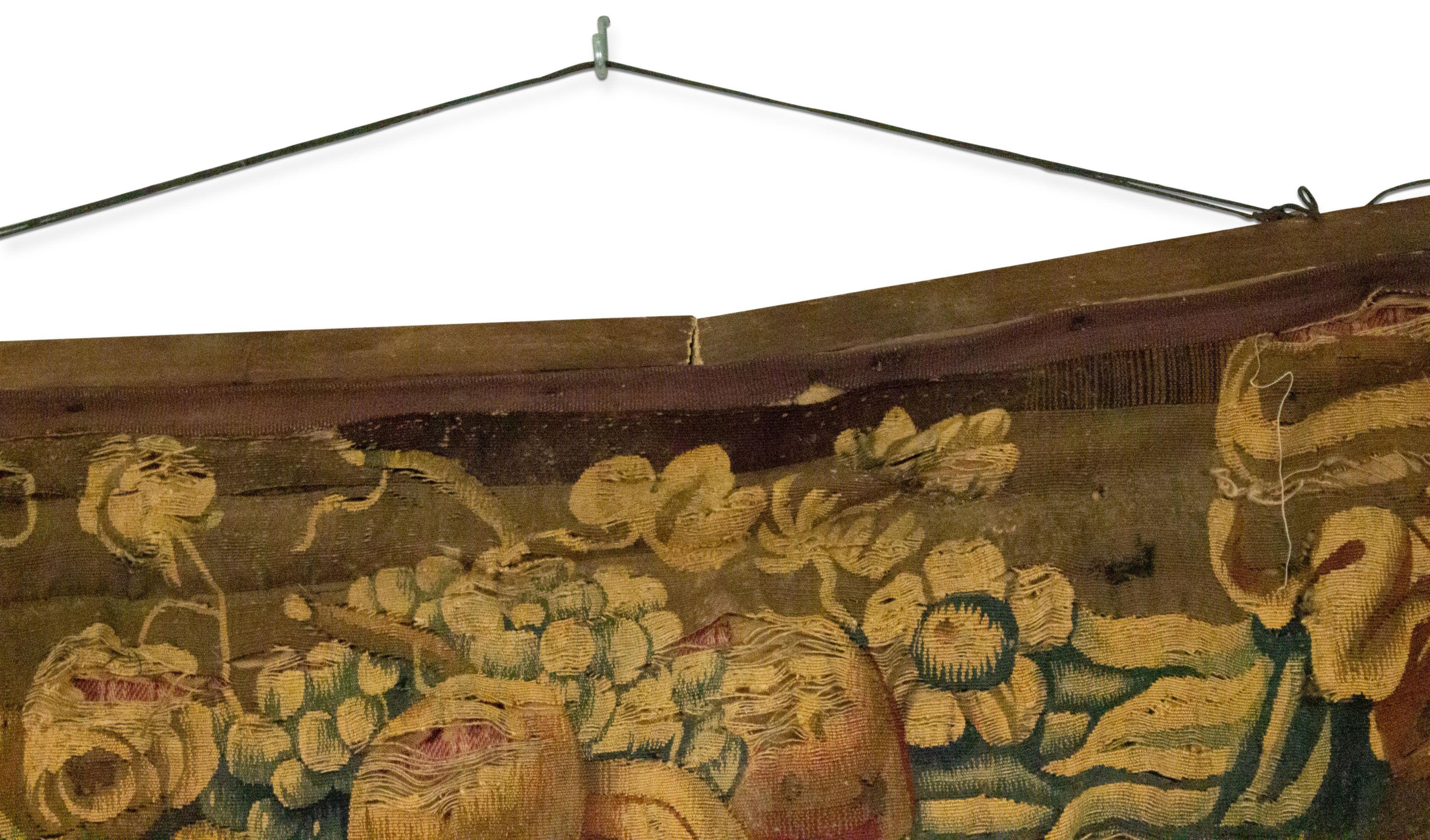 Belgischer gewebter Wandteppich mit Soldatenmotiv aus dem 17. Jahrhundert im Angebot 6