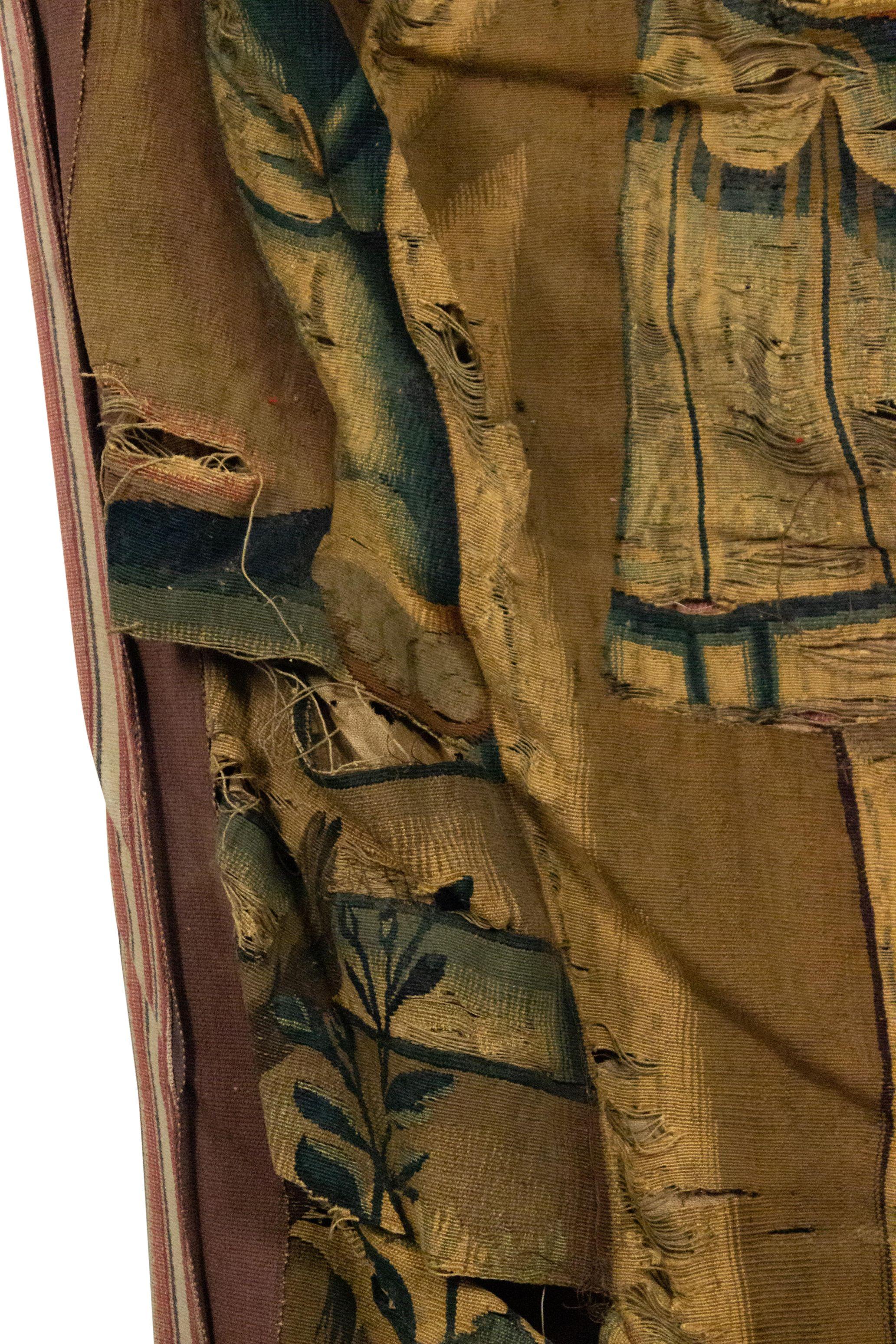 Belgischer gewebter Wandteppich mit Soldatenmotiv aus dem 17. Jahrhundert (Sonstiges) im Angebot