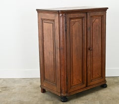 Belgian 18th Century Solid Oak Cabinet