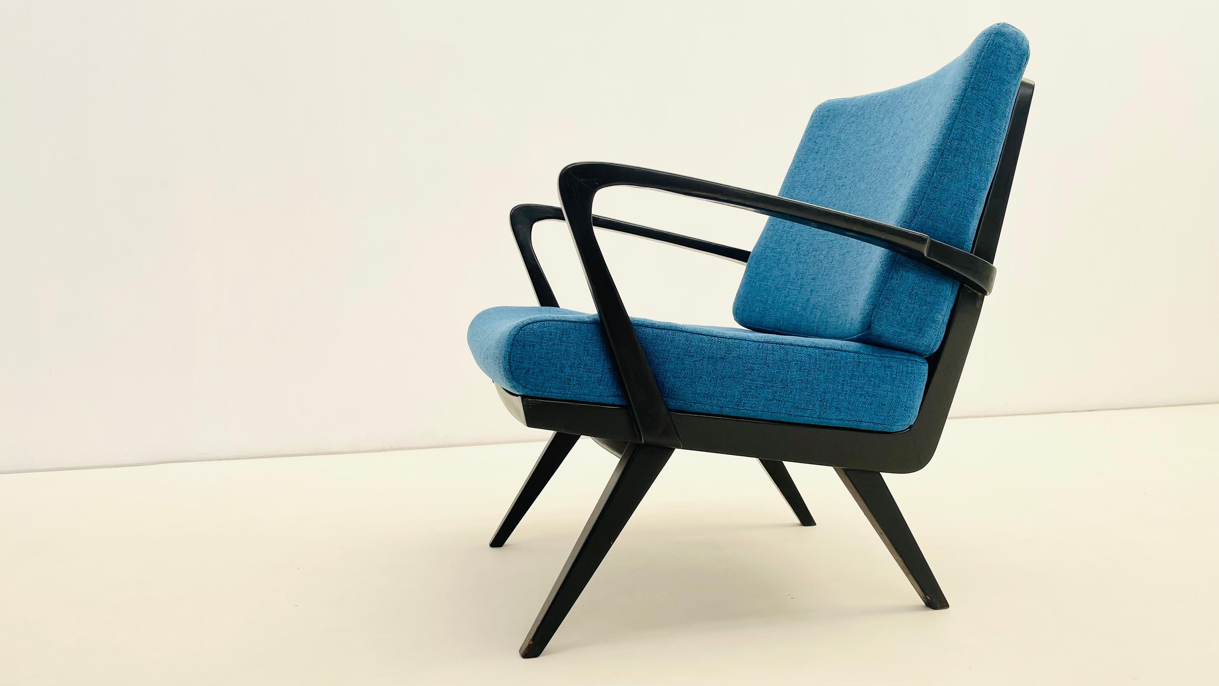 Milieu du XXe siècle Paire de chaises longues belges des années 1960 en vente