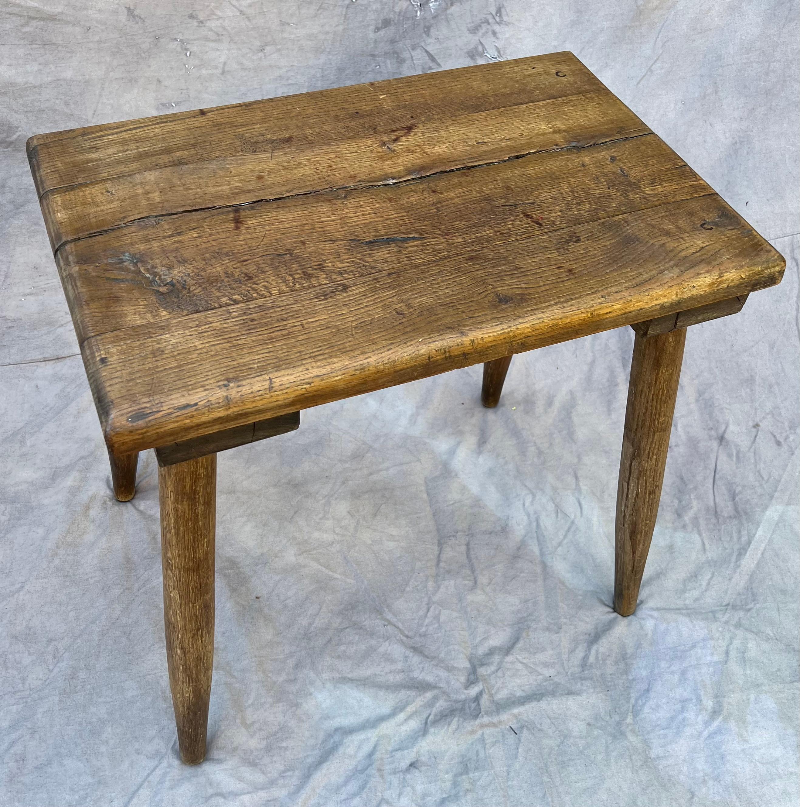 Belgian 19th Century Farm Side Table 1