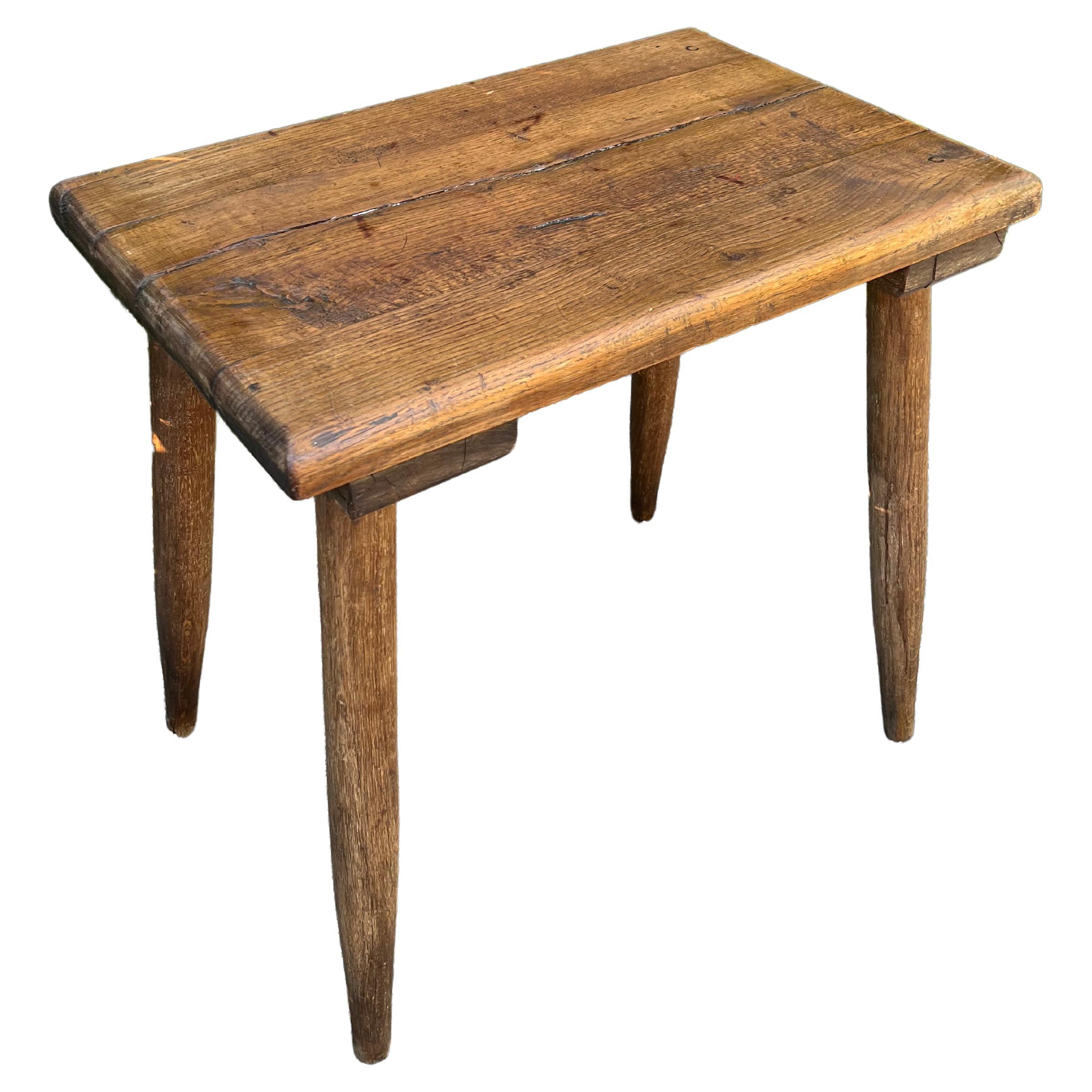 Belgian 19th Century Farm Side Table