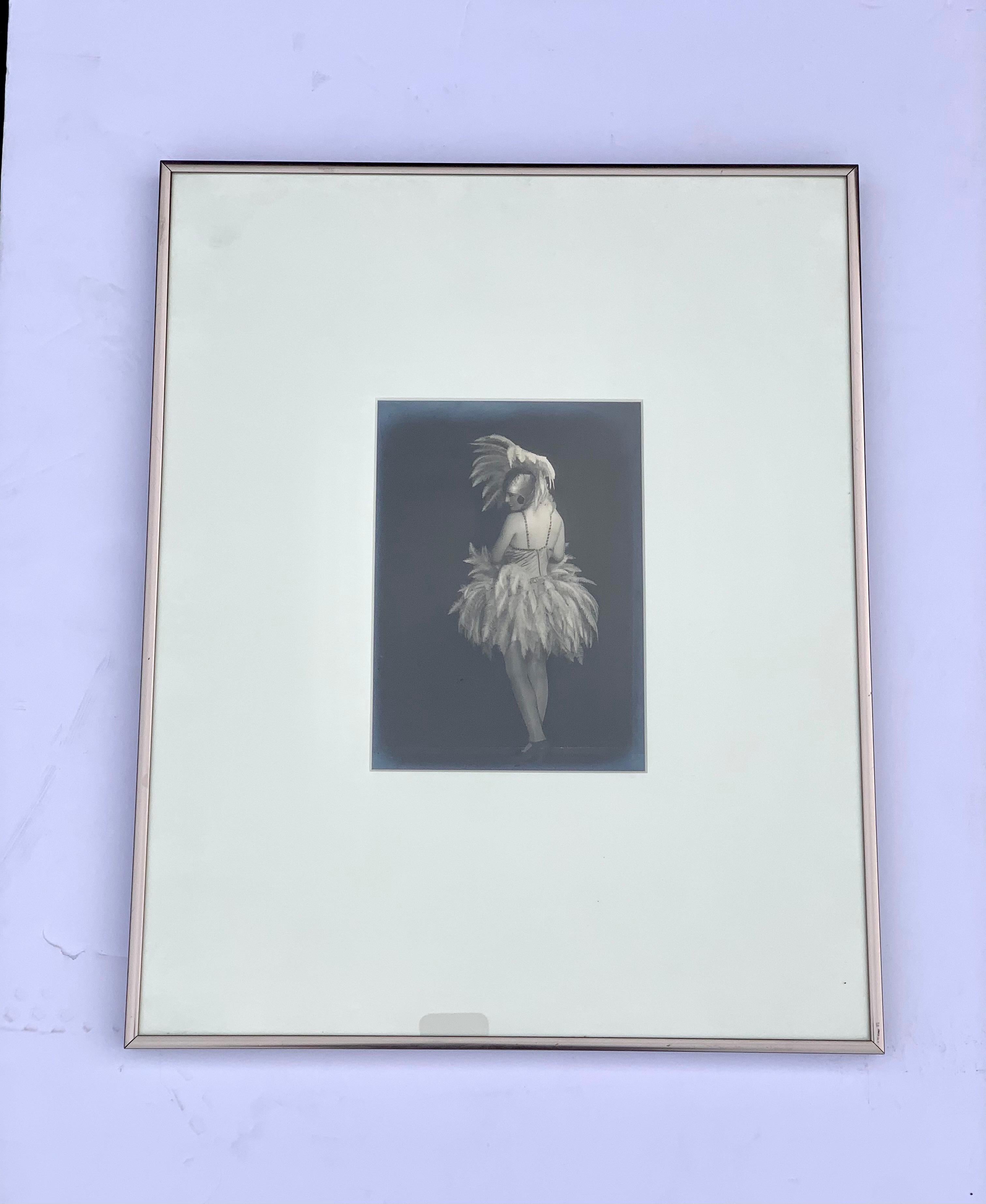 Early 20th Century Belgian Actress Antique Silver Gelatin Photograph Rare