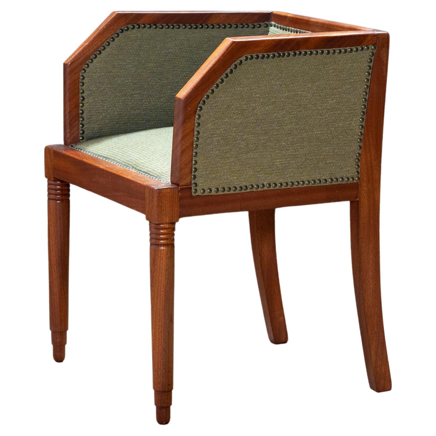 Belgian Art Deco Chair, 1930s For Sale