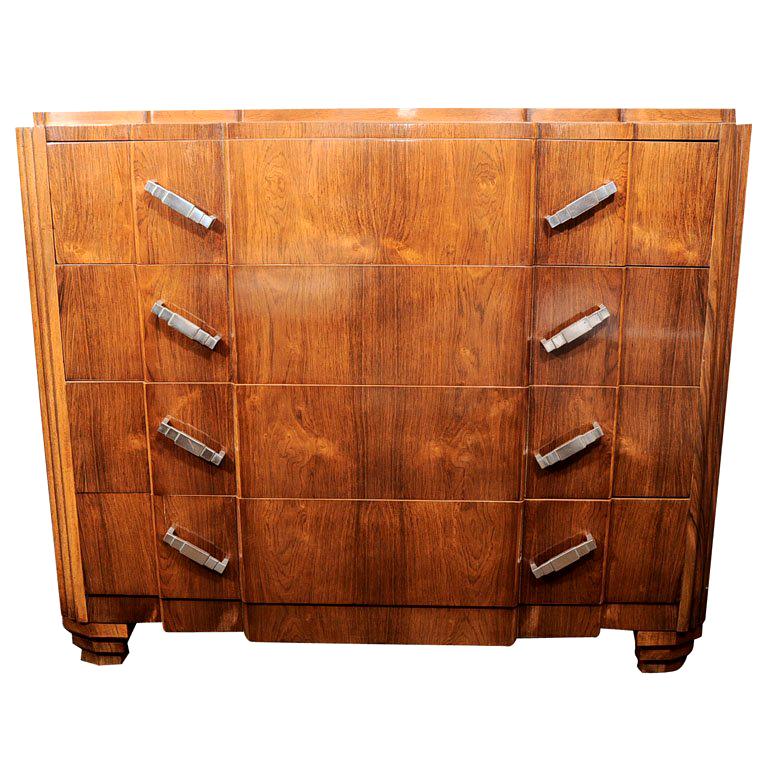 Belgian Art Deco Chest of Drawers