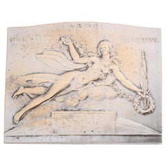 Belgian Art Deco Silvered Bronze Medal Universal International Exhibition, 1935