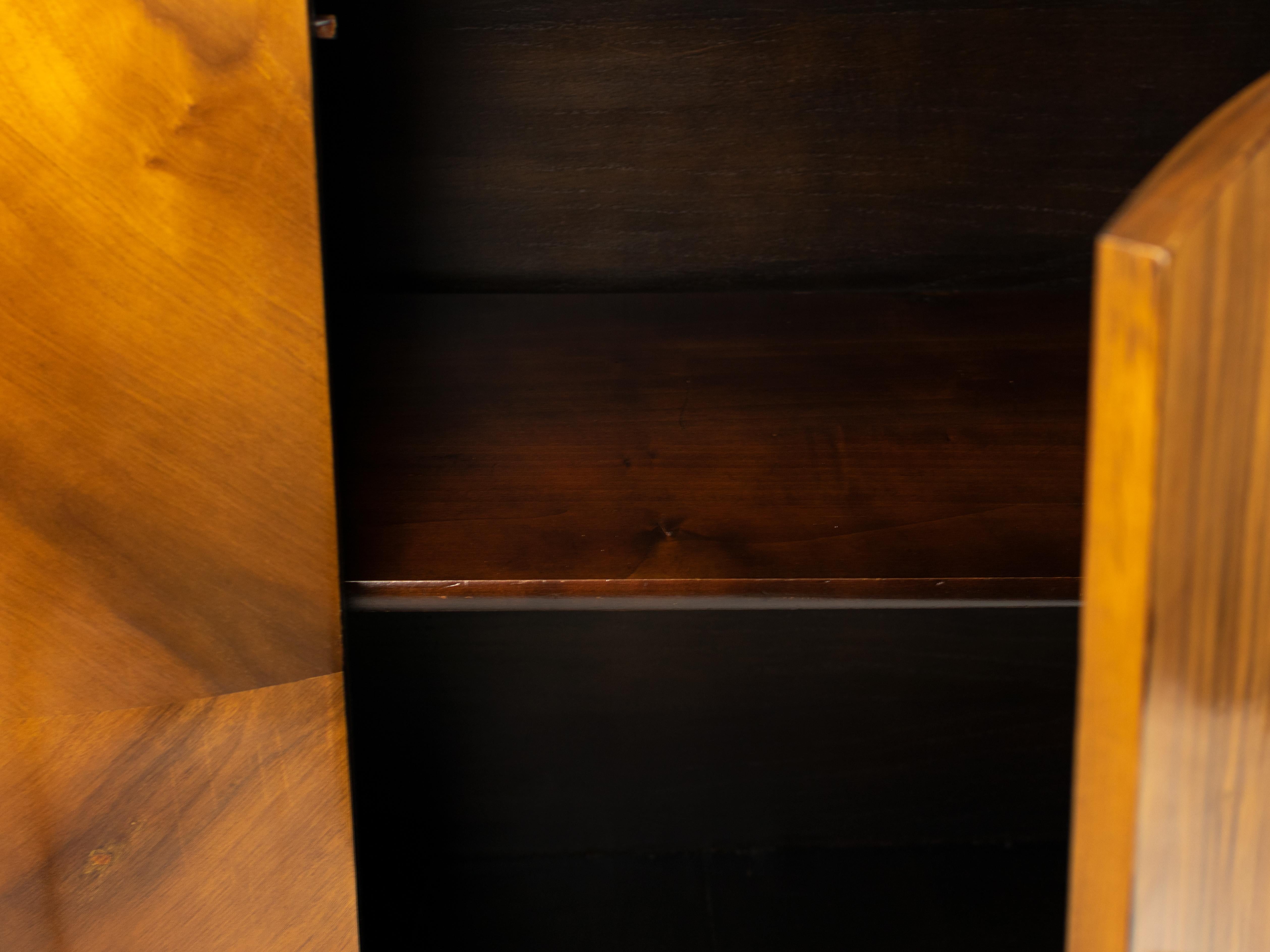 Belgian Art Deco Walnut Sideboard, 20th Century For Sale 11