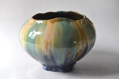 Belgian Art Nouveau Ceramic Vase, circa 1910