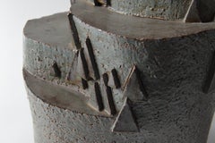 Belgian Asymmetrical Late Art Deco Vase, circa 1940