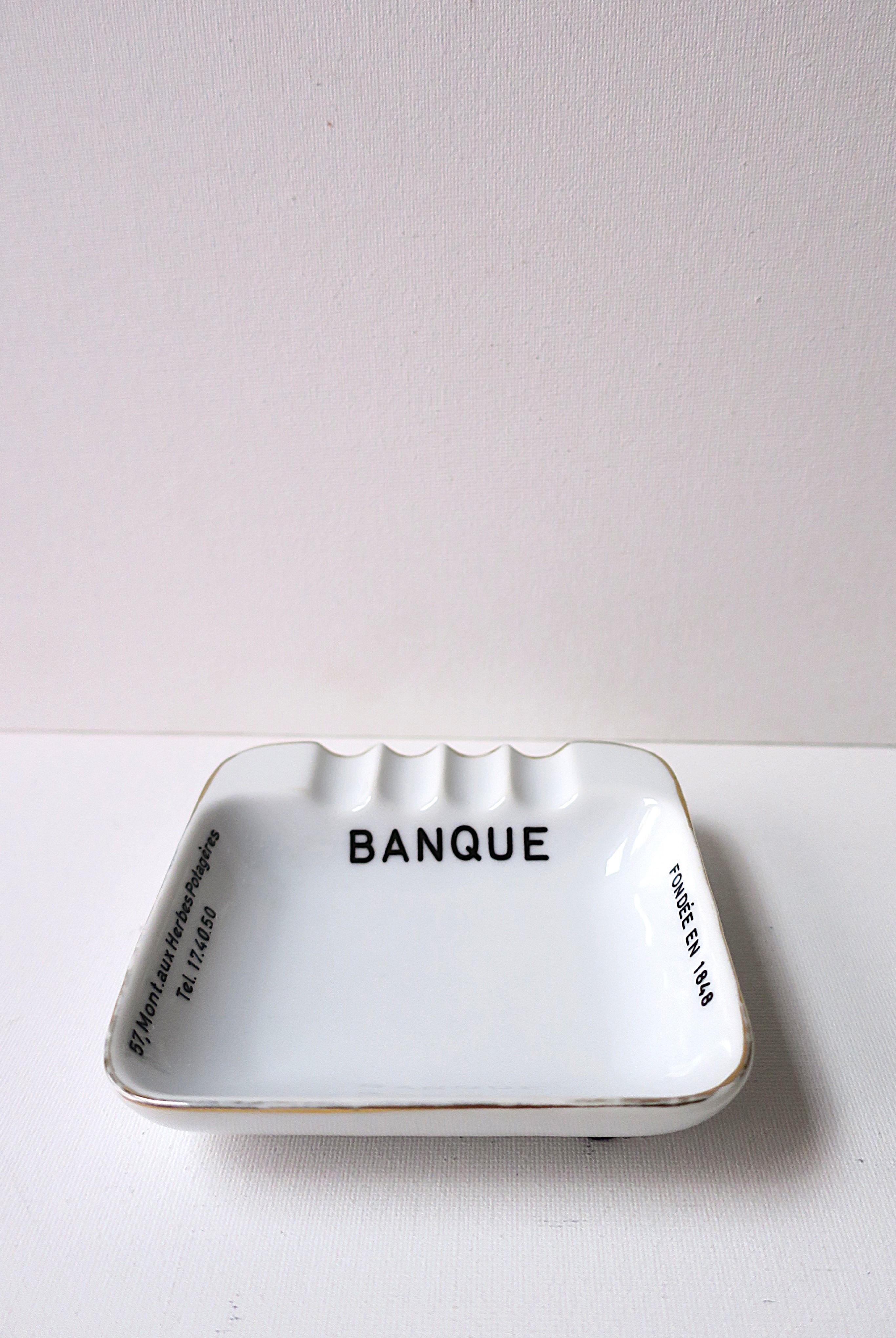 Cenicero de porcelana belga 
