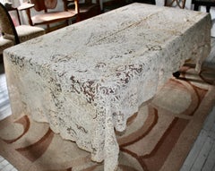 Belgian Battenberg Lace Tablecloth
