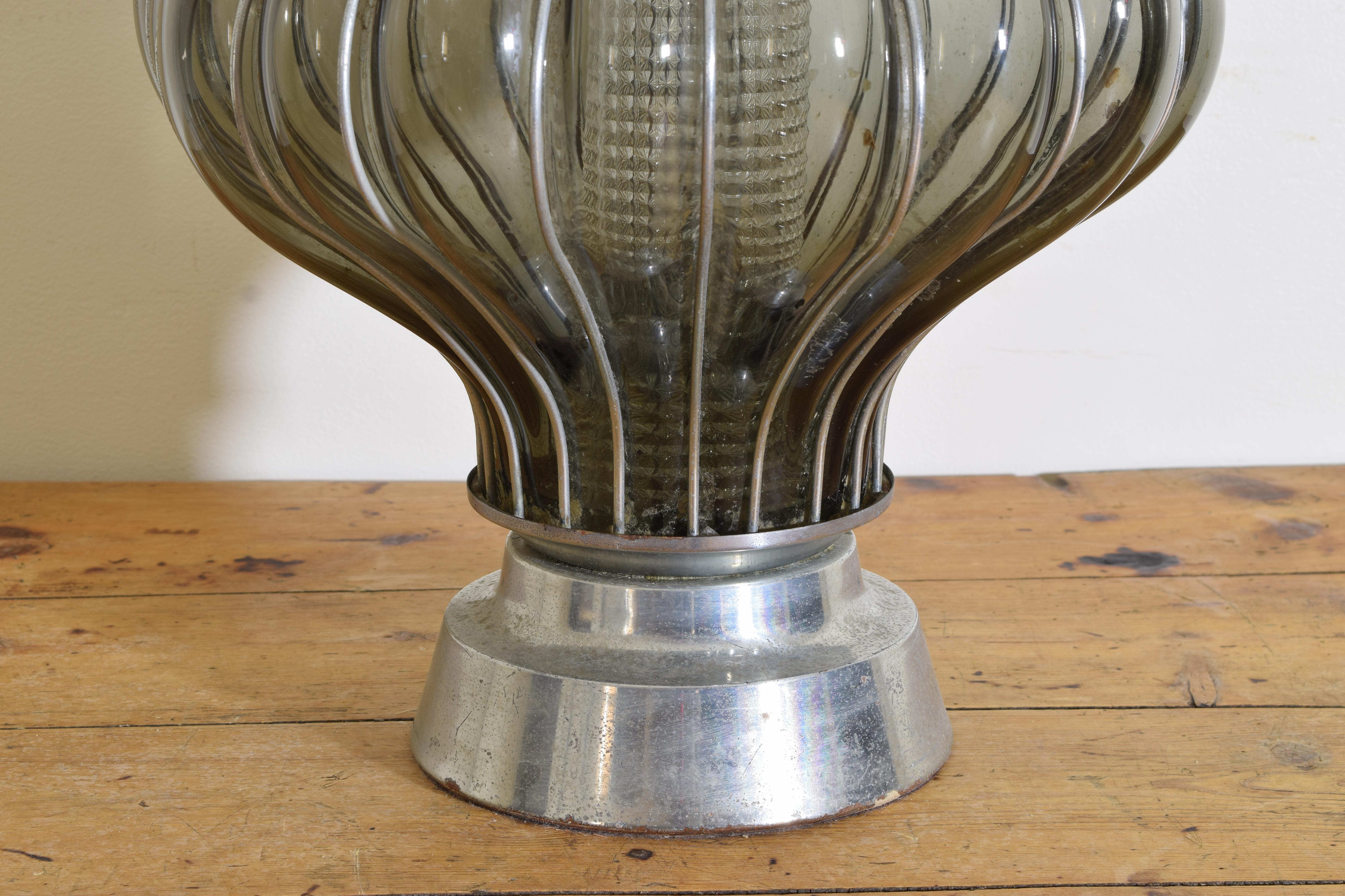 Lampe belge en verre soufflé en vente 2