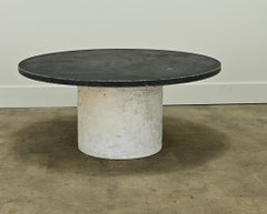 Belgian Blue Stone Round Coffee Table