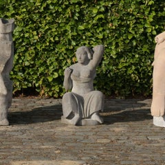 Estatua belga de piedra azul de Jan Keustermans