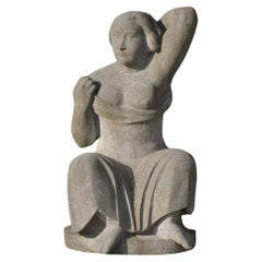 Estatua belga de piedra azul de Jan Keustermans