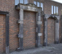 Belgian Bluestone Porch, Door-Frame, 19th Century