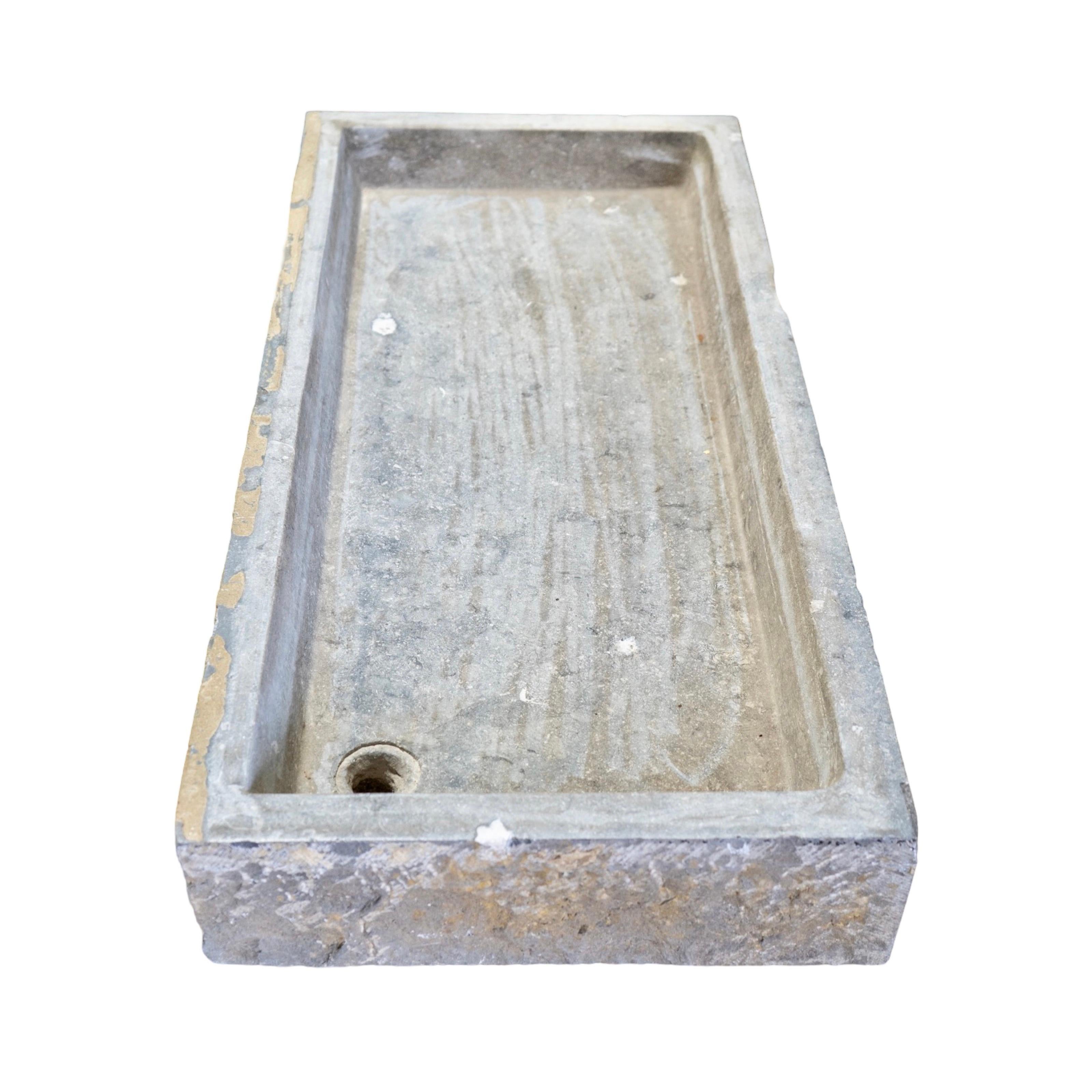 Stone Belgian Bluestone Sink For Sale