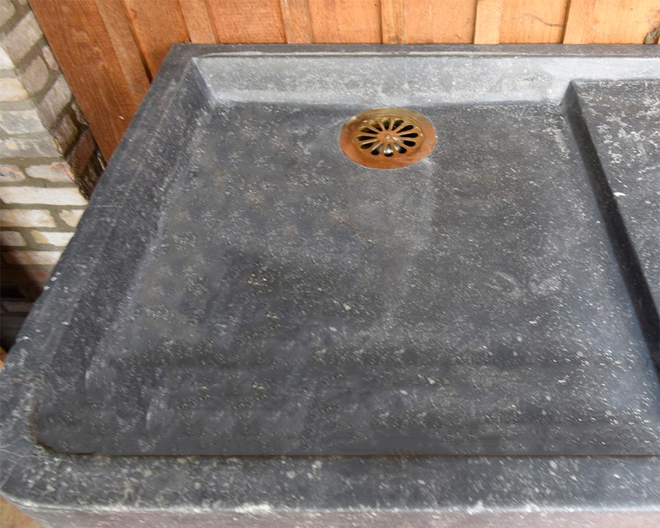 soapstone sink with drainboard