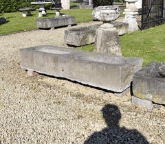 19th Century Antique Belgian Bluestone Trough