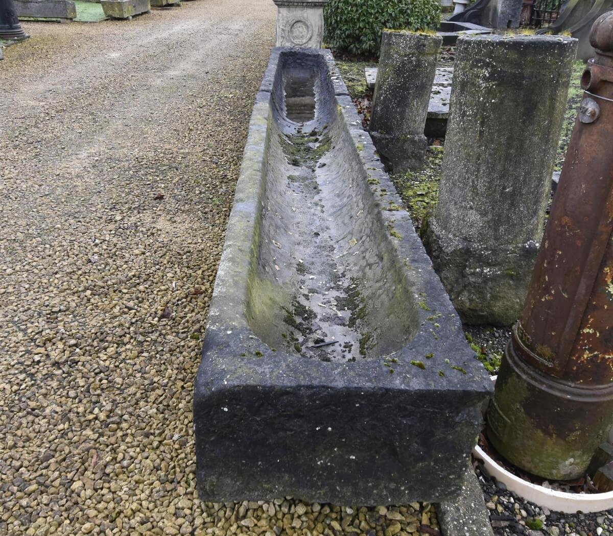 Stone Belgian bluestone trough For Sale