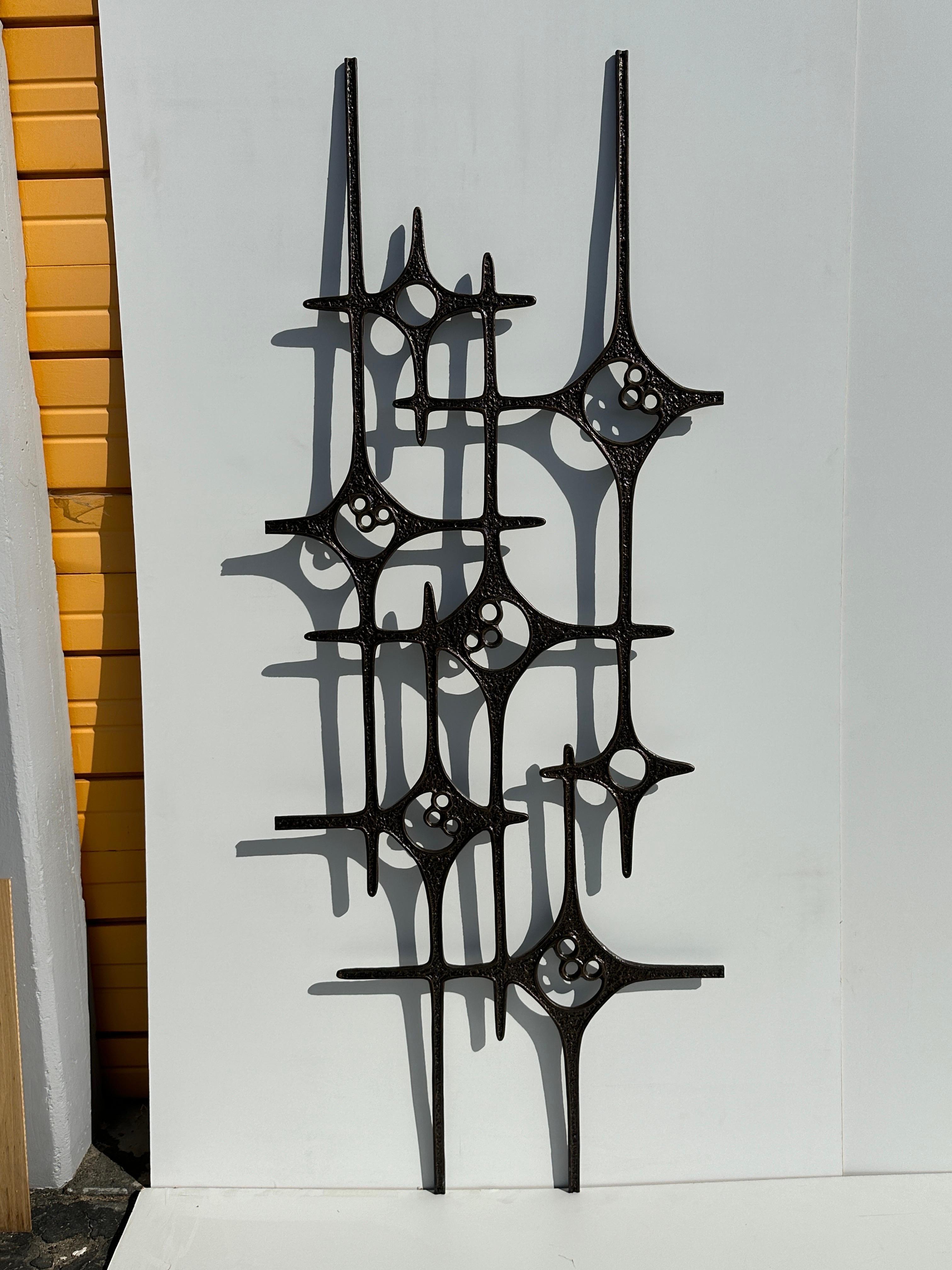 Türdekoration aus Aluminium im belgischen Brutalismus-Stil im Angebot 8