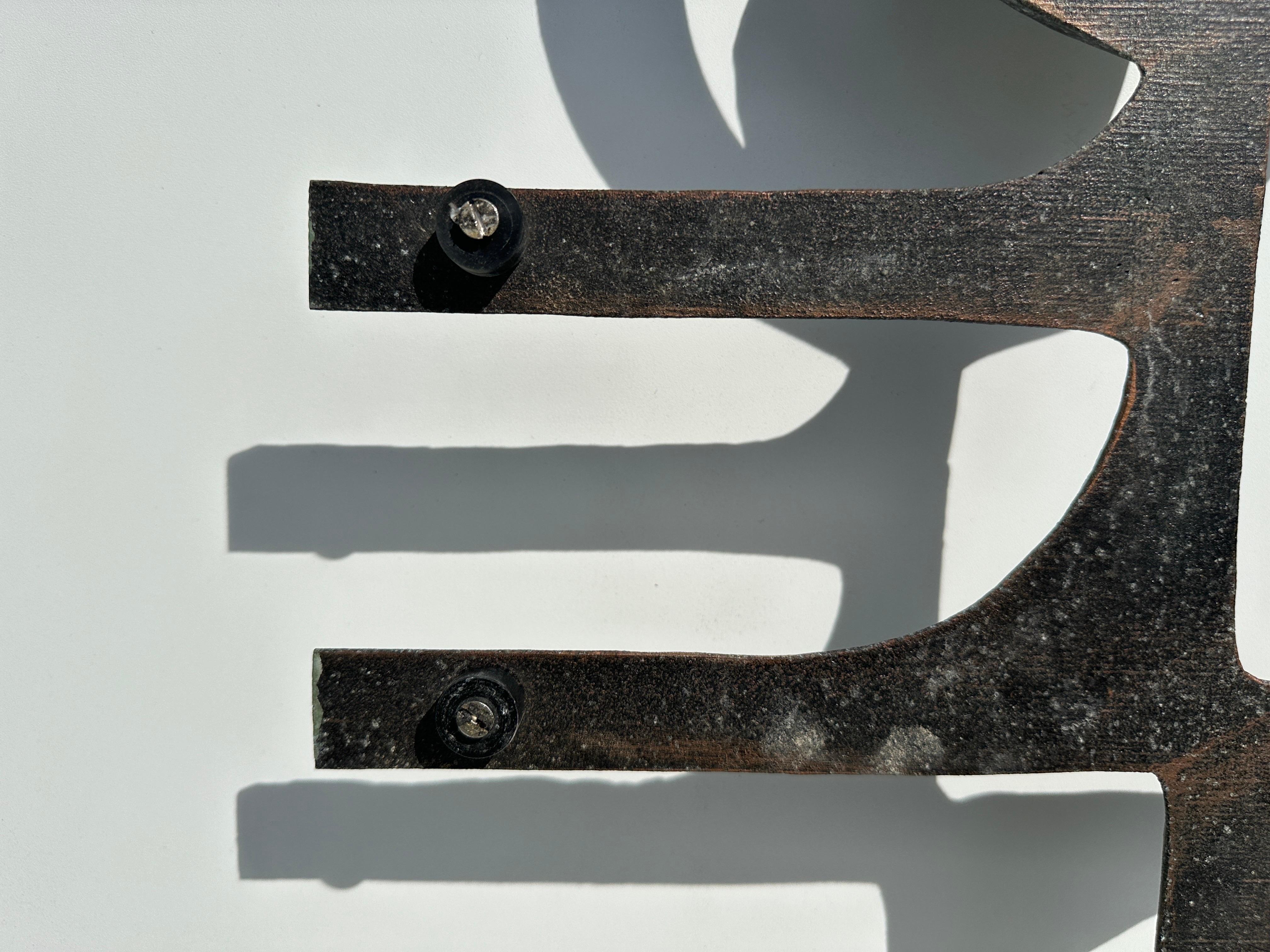 Belgian Brutalist Aluminum Door Grill Decoration 13