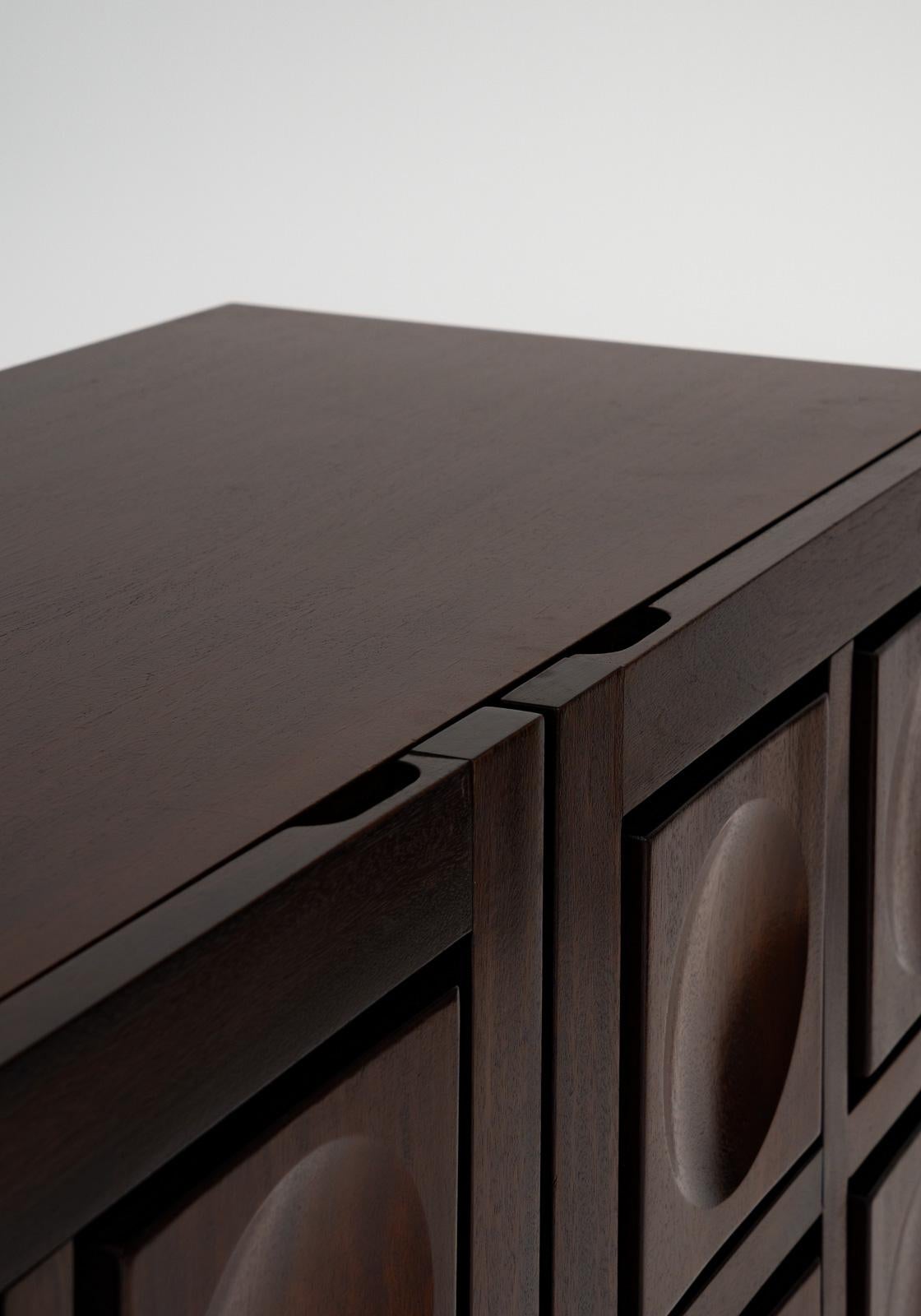 Belgian Brutalist Bar Cabinet, 1970s 1