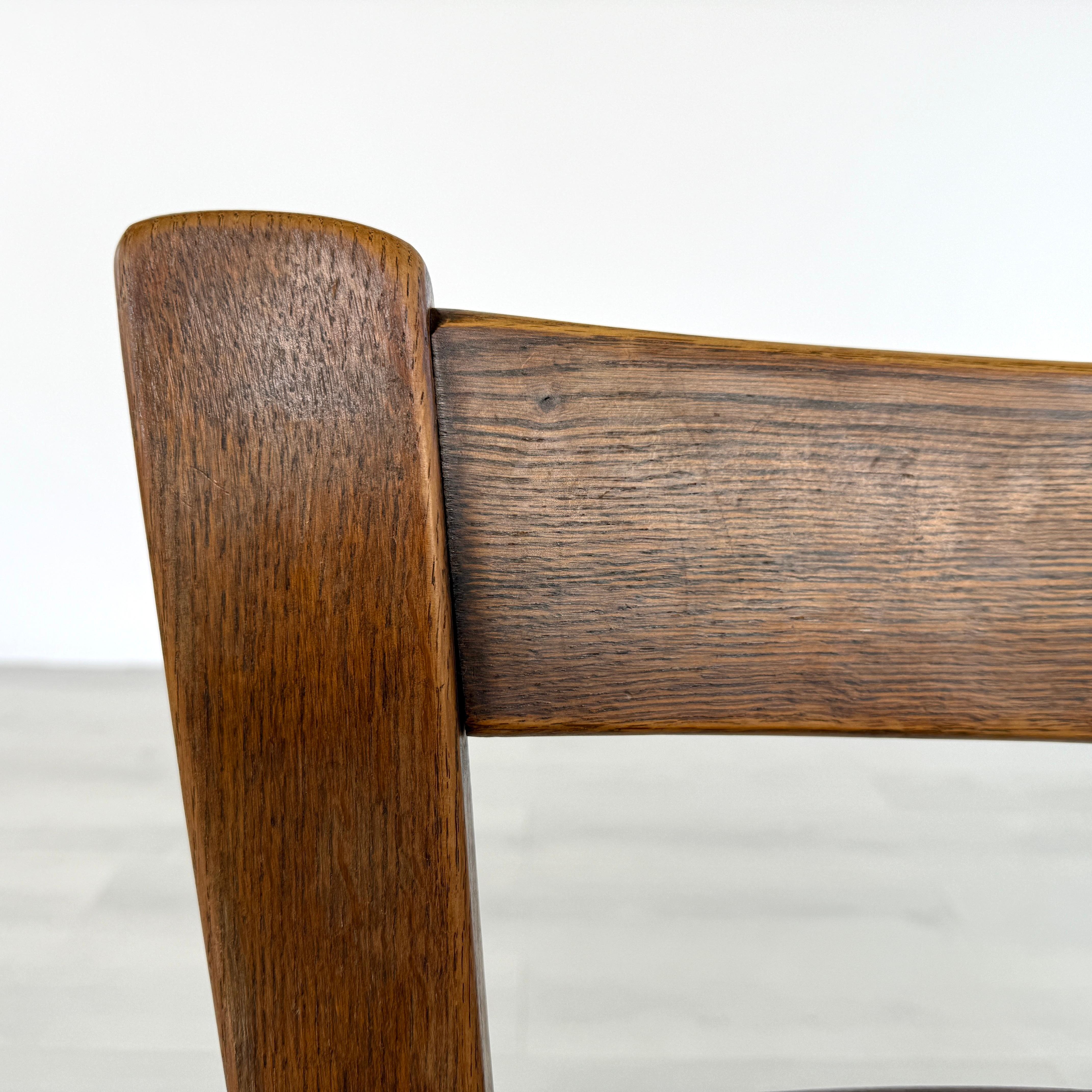 Chaises de salle à manger belges brutalistes - Lot de 6 en vente 1