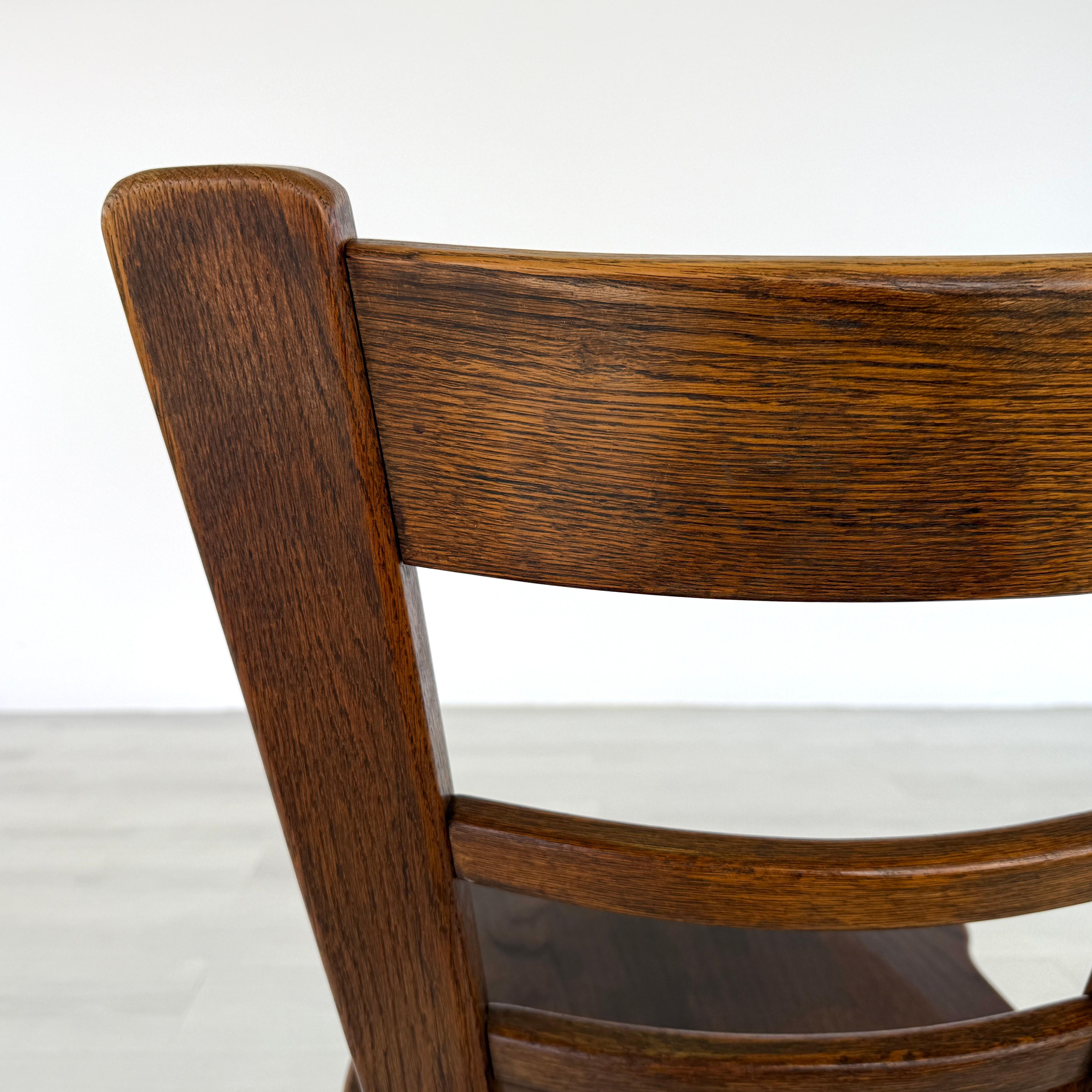 Chaises de salle à manger belges brutalistes - Lot de 6 en vente 2