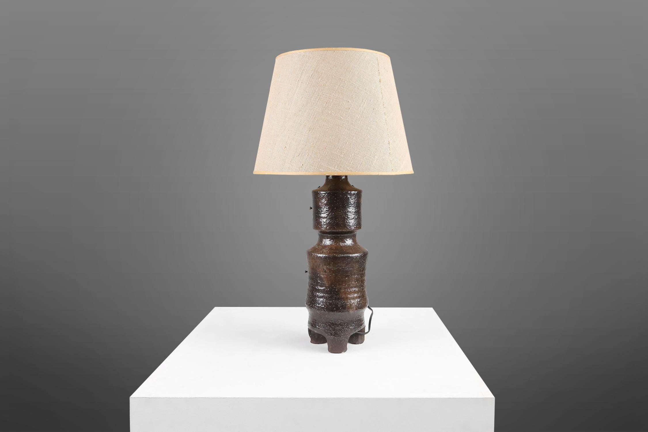 Belgian Brutalist Lamp, circa 1960 For Sale 4