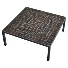 Belgian Ceramic Coffee Table 1960s