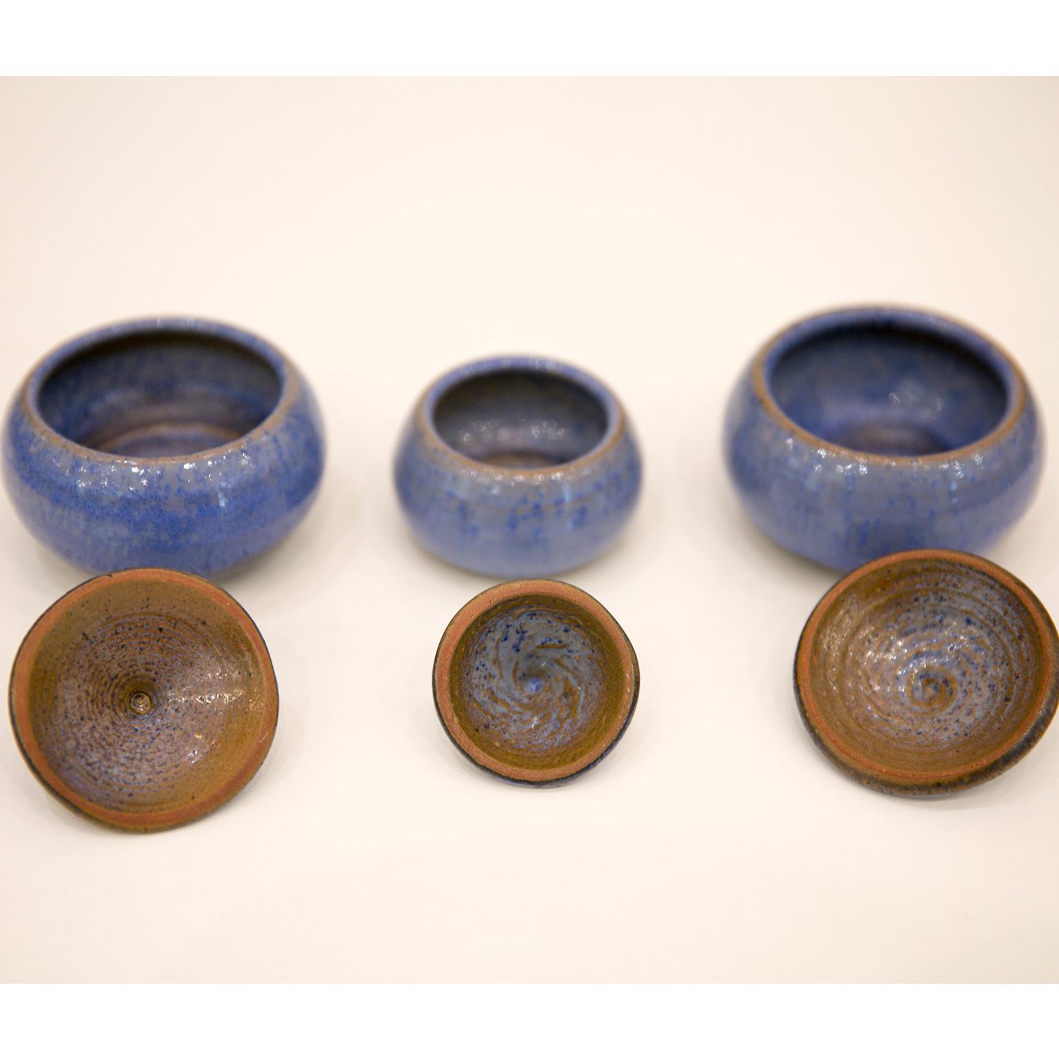 Belgian Ceramic Pots by Antonio Lampecco For Sale 6
