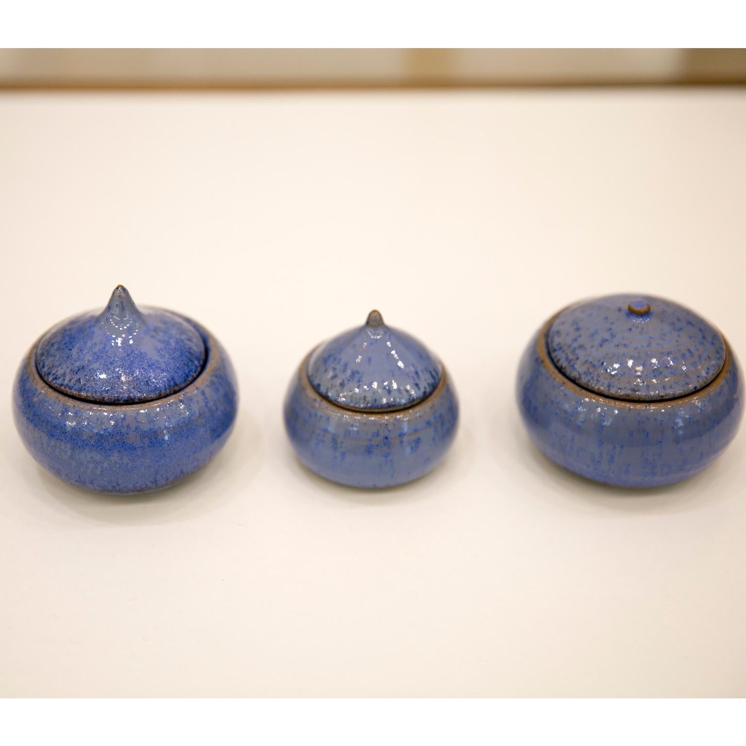 Belgian Ceramic Pots by Antonio Lampecco For Sale 7