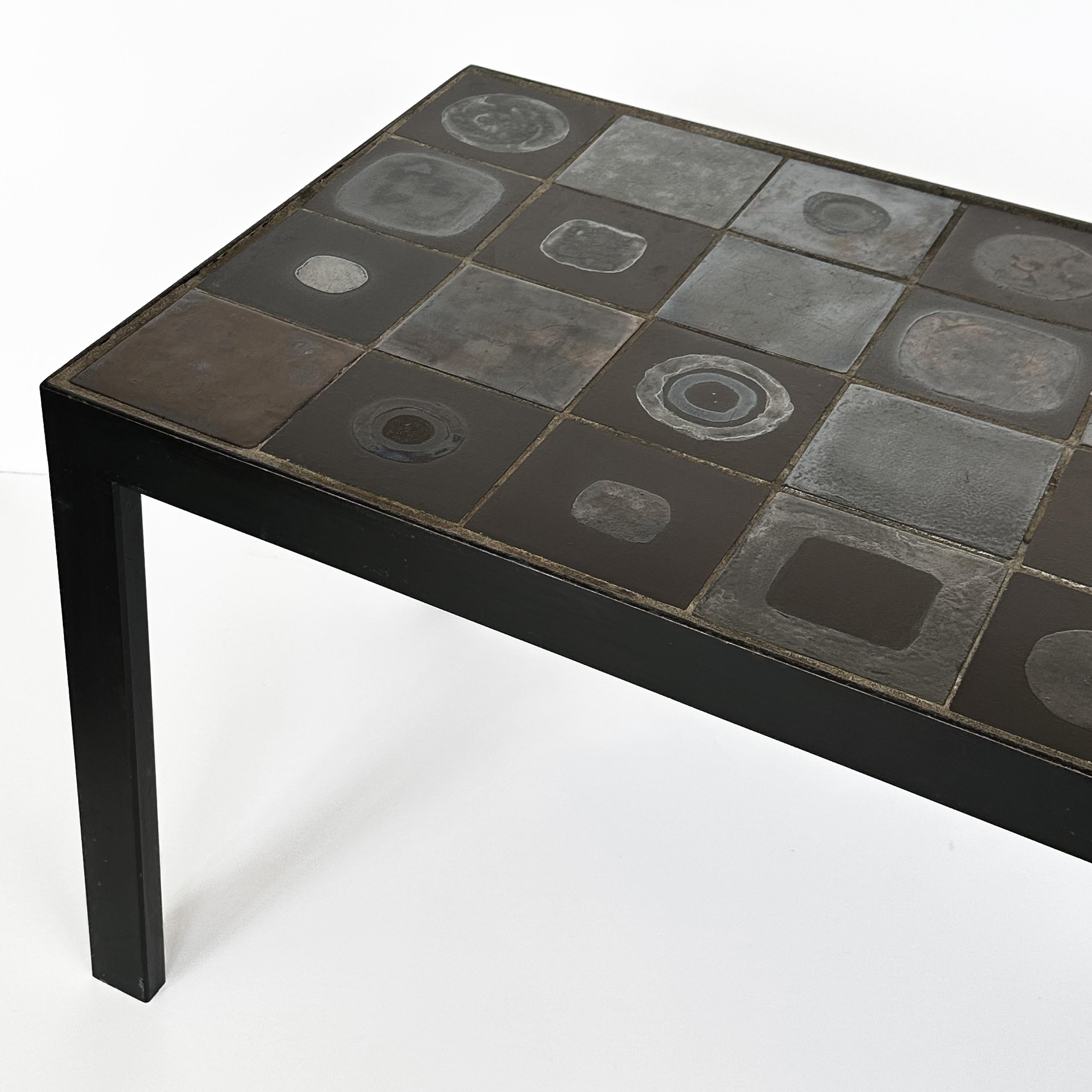 Belgian Ceramic Tile Top Coffee Table 5