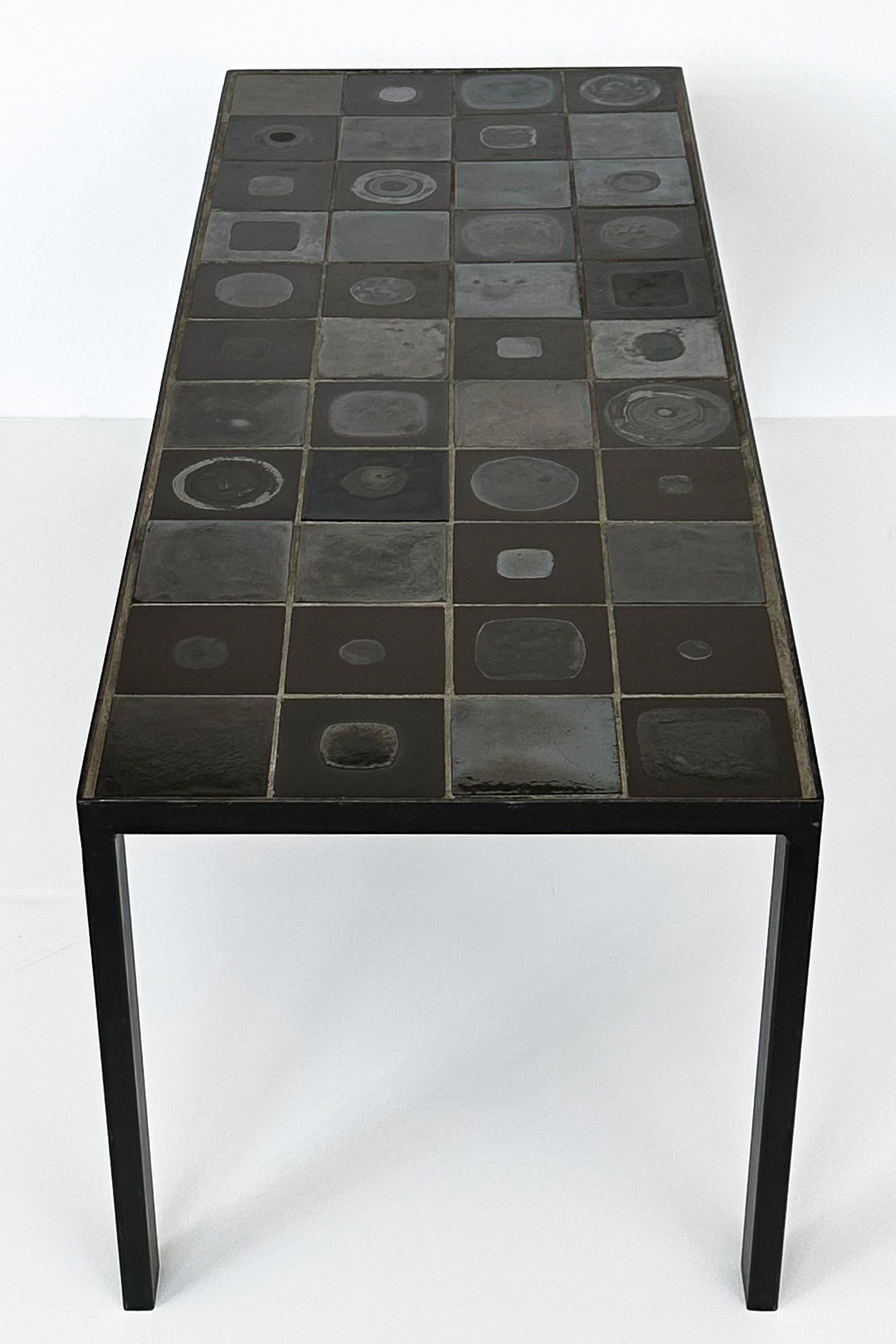 Belgian Ceramic Tile Top Coffee Table 2