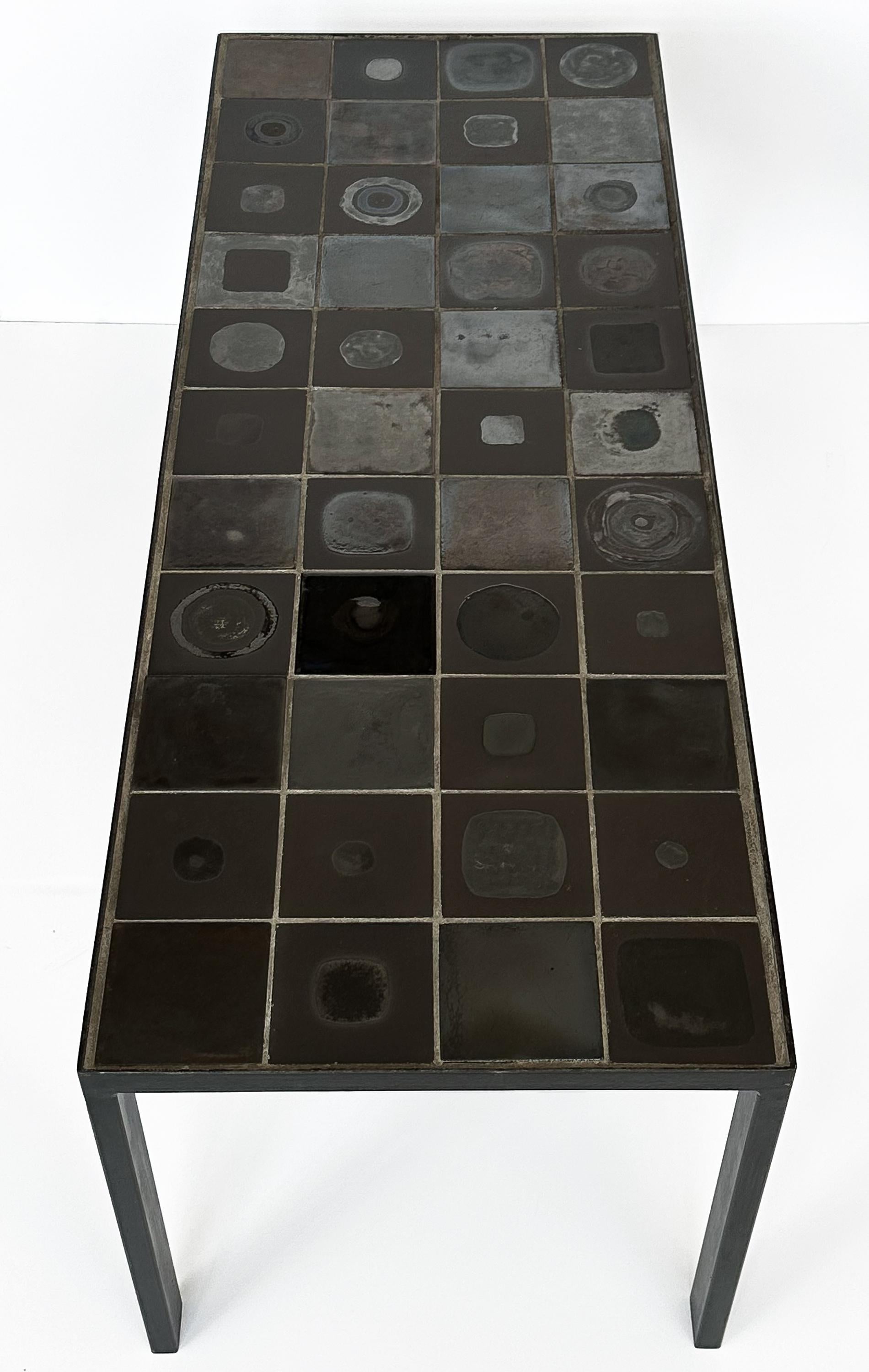 Belgian Ceramic Tile Top Coffee Table 3