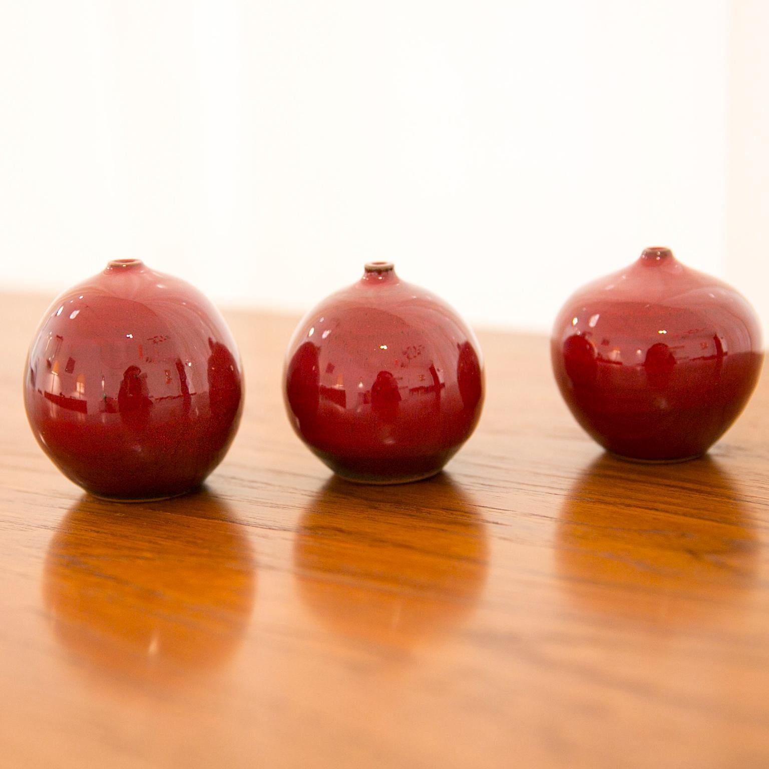 Belgian Ceramic Vases by Antonio Lampecco In Good Condition For Sale In Brussels, BE