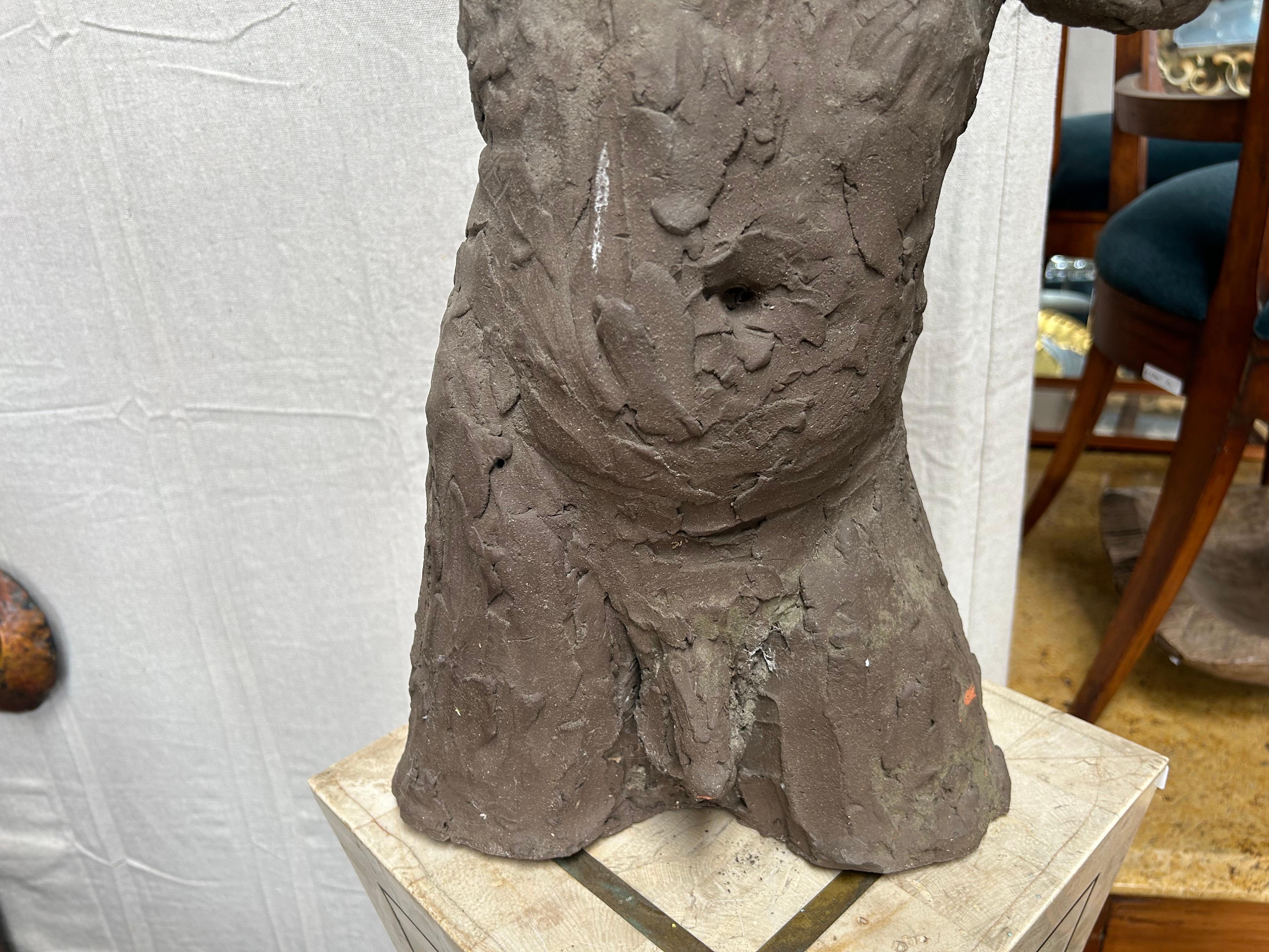 Scultura in argilla belga di Yolande Ide In condizioni buone in vendita a Houston, TX