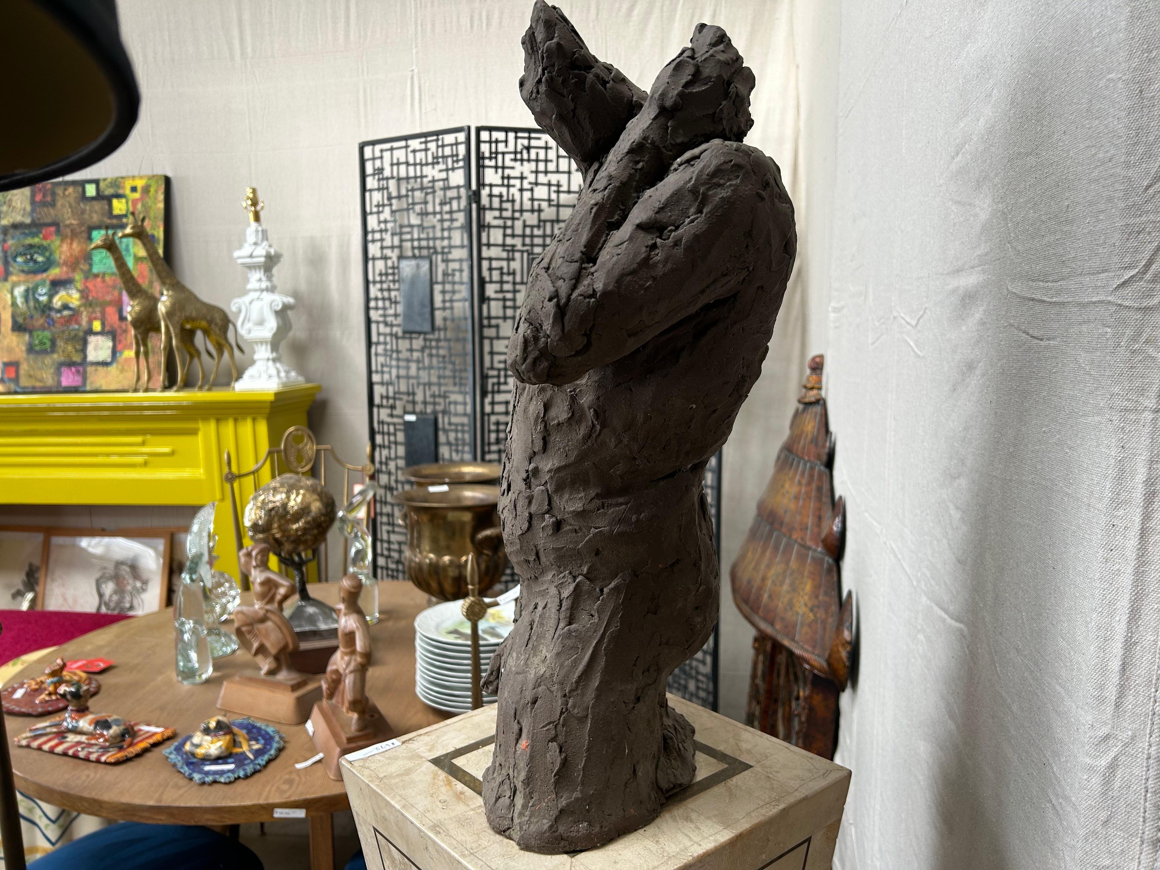 Scultura in argilla belga di Yolande Ide in vendita 1
