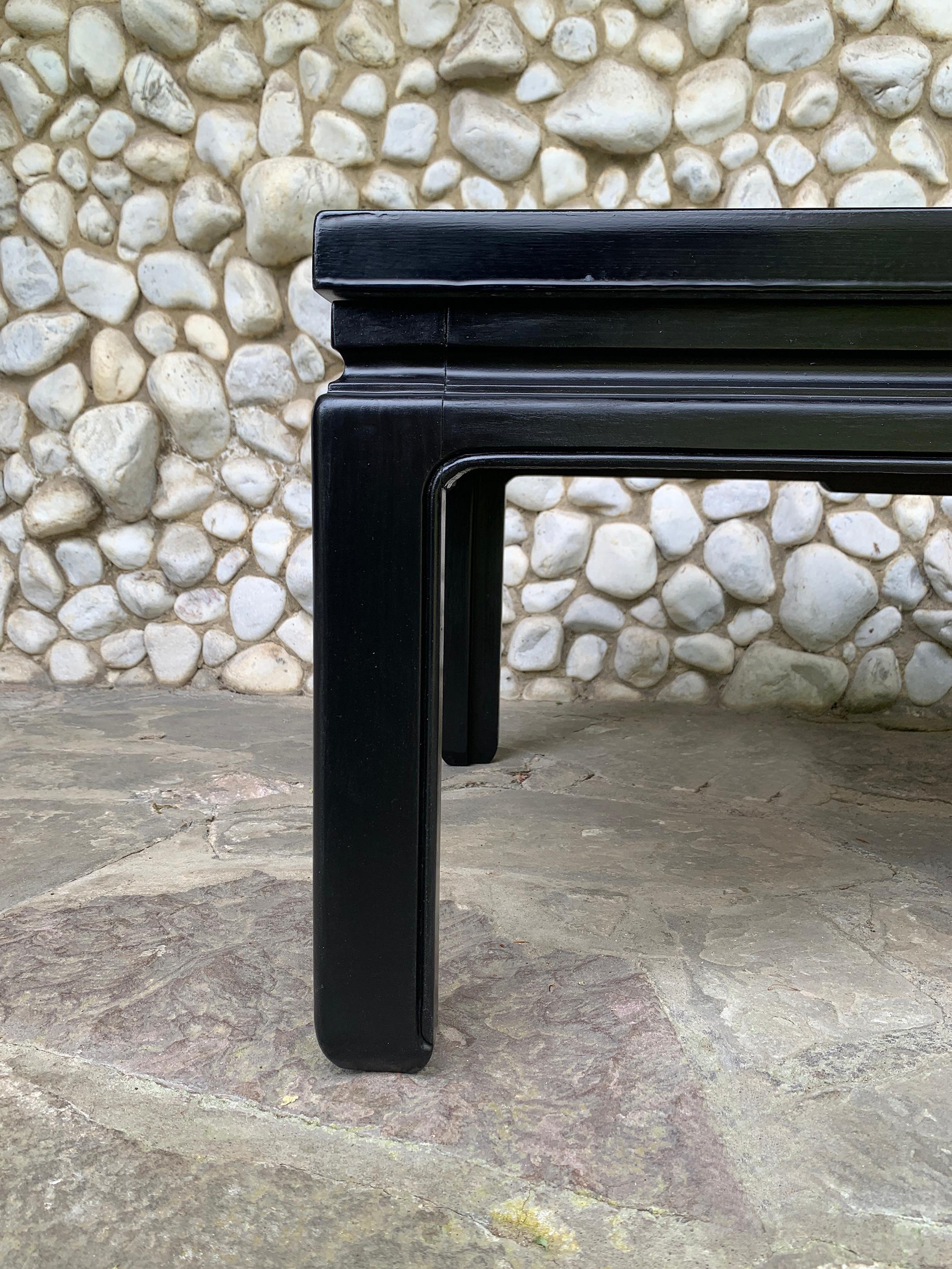 Belgian Coffee Table in Black Resin and Agate Stones, 1970s For Sale 5