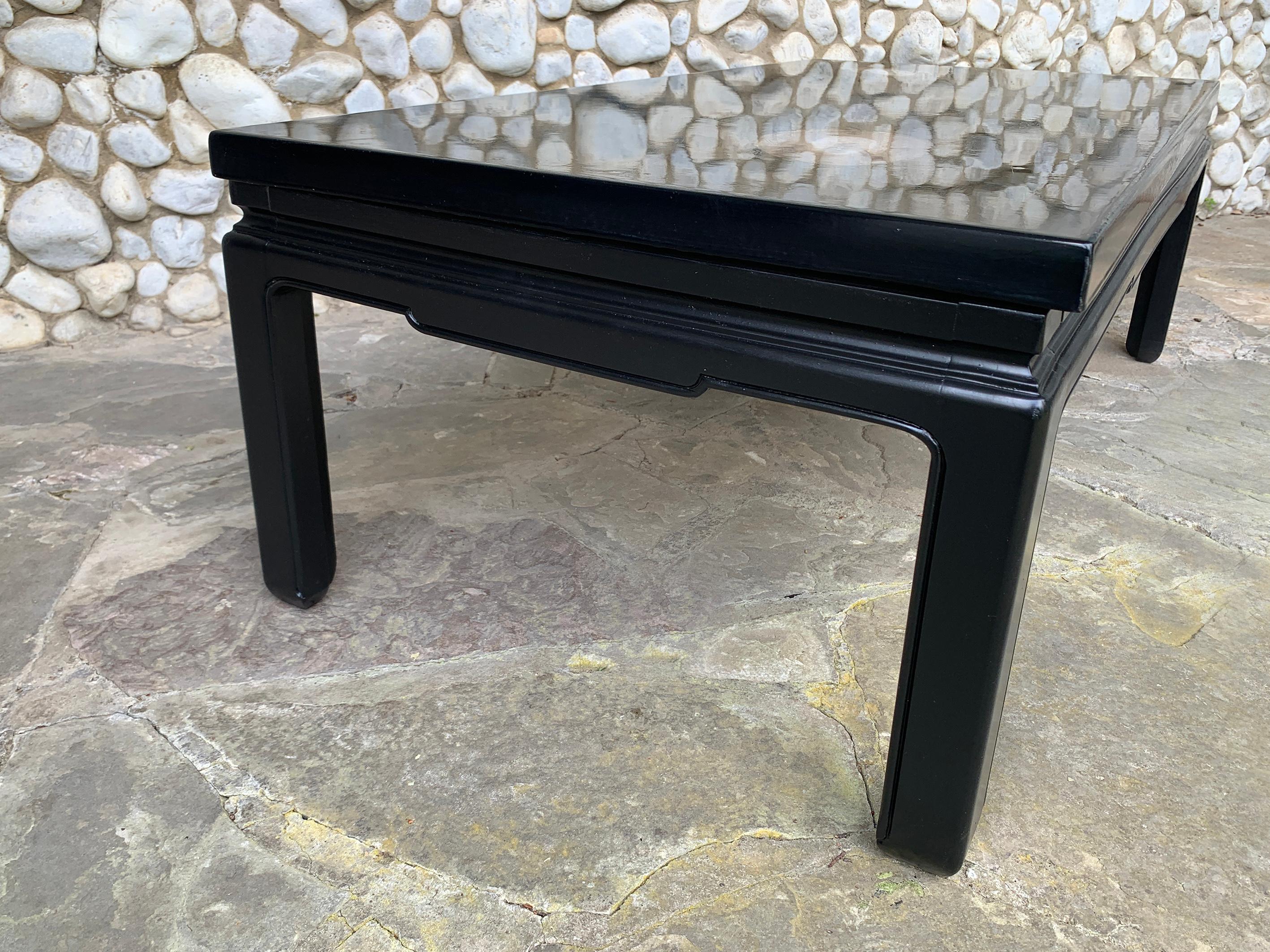 Belgian Coffee Table in Black Resin and Agate Stones, 1970s For Sale 3