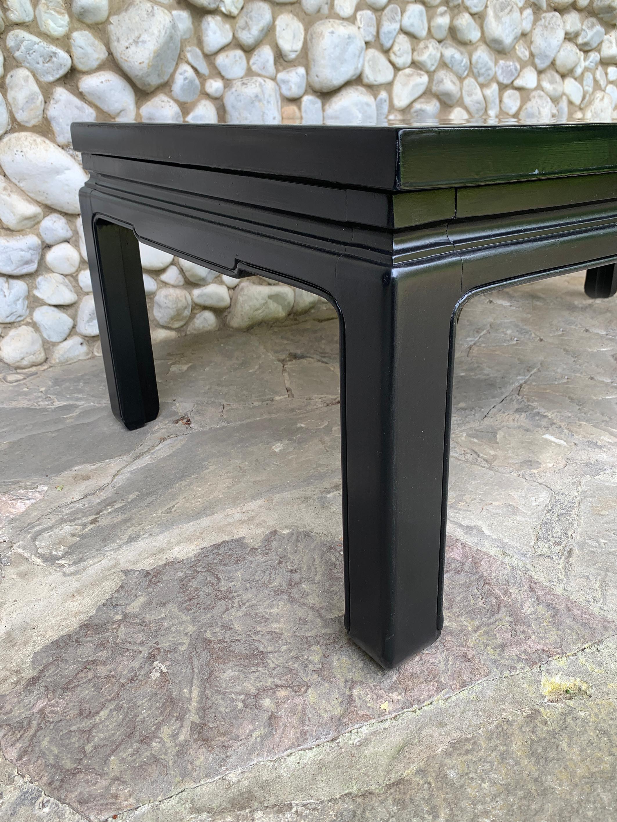Belgian Coffee Table in Black Resin and Agate Stones, 1970s For Sale 4